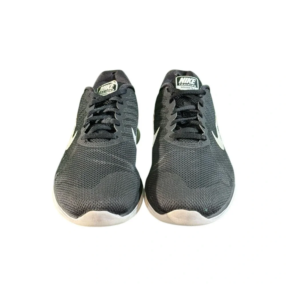 Nike In-Season TR‎ 6 Black White Womens Training Shoes 852449-001 Size 9